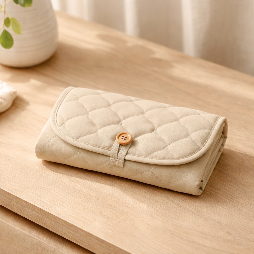 Praktische Wickelunterlage für unterwegs