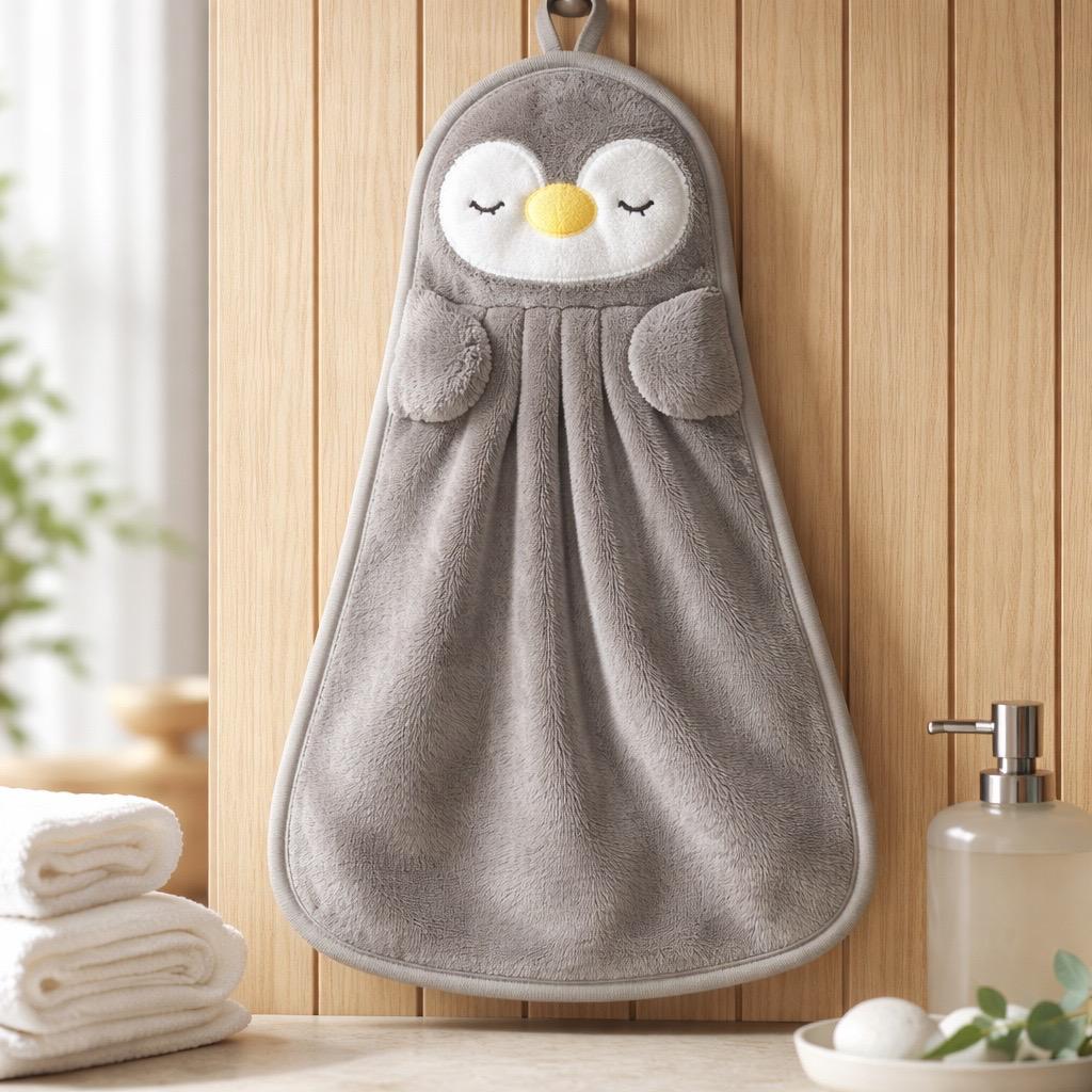 Kuscheliges Kinderhandtuch mit süßen Motiven - versch. Designs